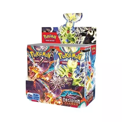 Pokémon Scarlet & Violet OBSIDIAN FLAMES Booster Box 36 Packs New Sealed • $86.44