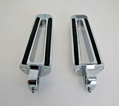 Outlaw Chrome Rear Passenger Foot Pegs Male Mount Harley Softail Dyna • $99.95