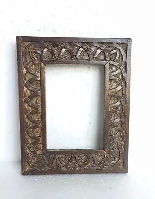 Old Wood Photo FrameHand Made And CarvedUnique And Vintage Design Photo Frame • $58.90