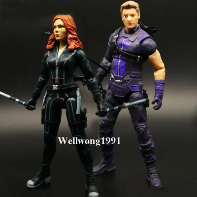 Marvel Legends Hawkeye Black Widow Lovers Action Figure Toy Avengers EndGame • £22.79