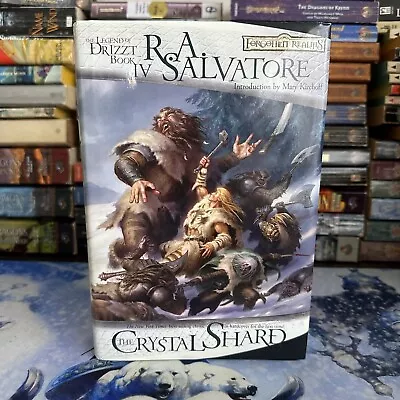 The Crystal Shard R.A. Salvatore 1st Edition Hardcover Forgotten Realms Icewind • $99.70