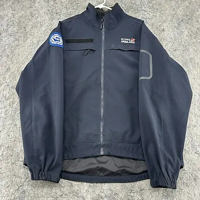 5.11 Tactical Jacket Mens XL Blue Logo Olympic Ambulance Tactical Bomber Coat • $15.98