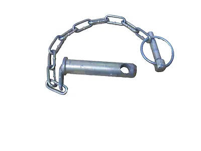 3 Point CAT 1 Top Link Pin And Chain From Ford-3/4  Od X 2-3/4 Usable Length • $20.29