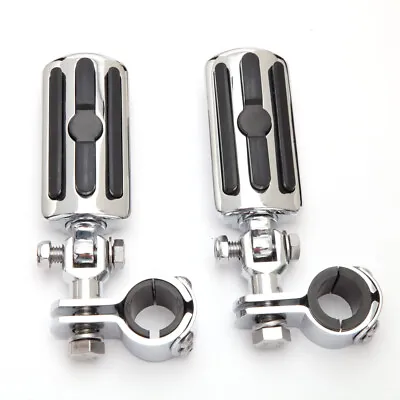 Motorcycle Highway Foot Pegs For Yamaha V-Star 650 950 1100 1300 Classic Stryker • $39.58