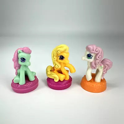 My Little Pony Ponyville Figures McDonald’s 2007 Lot Of 3  2.5” Tall • $12