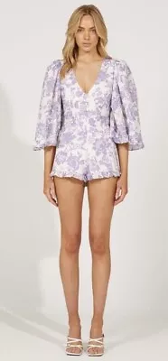 ALICE MCCALL “Mary-Anne” Playsuit Lavender Sz 4 BNWT RRP$449 Stunning Designer • $95