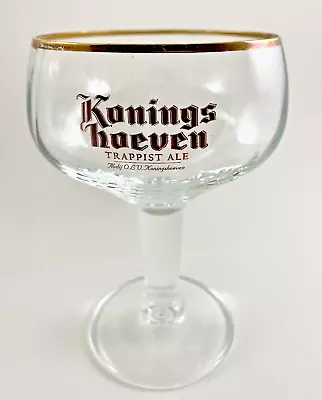 Konings Hoeven Dutch Trappist Ale Craft Beer Glass Goblet Chalice La Trappe Rare • $19.99