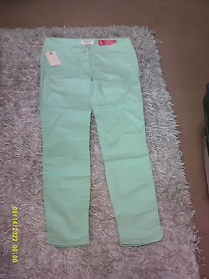$24.44 • Buy Met Jepsen Low Waist Stretch Skinny Fit Pale Green Ripped Knee Jeans Size 30 New