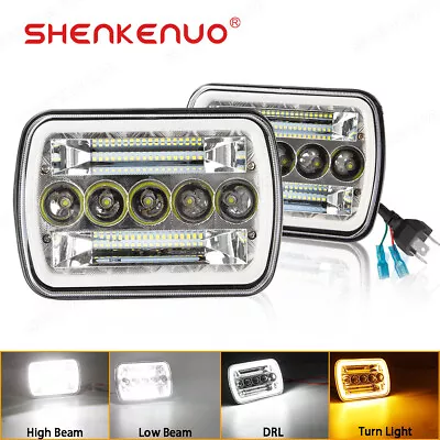 2PCS For Sterling Commercial Truck LT9500 7x6  5X7 LED Headlights Sealed Beam • $62.99