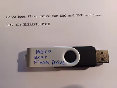Melco EMC Or EMT Boot Flash Drive For Embroidery Machine • $80