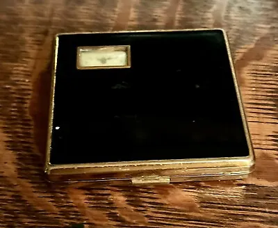 Vintage Makeup Compact With Flip Watch And Mirror • $58