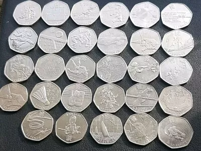 London 2012 Olympic 50p Coins Full Set ( Good Condition)  • £86.99