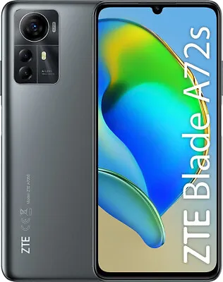 ZTE Blade A72S 64GB 4GB RAM GSM Unlocked International Version Gray • $104