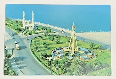 Clock Tower And Cornish Mosque Abu Dhabi UAE-United Arab Emirates Postcard • $9.74