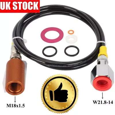 For SodaStream Tank W21.8-14 CO2 Cylinder Refill Adapter Hose CO2 Refill M18x1.5 • £22.89
