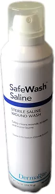 Pack Of Two DermaRite SafeWash Saline 7.4oz Sterile Wound Wash 07-07-2025 • $12