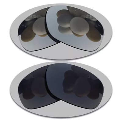 Silver&Grey Black Anti-Scratch Lenses Replacement For-Oakley Dangerous Polarized • $15.56