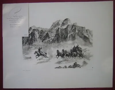 R.H. PALENSKE ~  Pony Express  ~ Vintage Print • $19