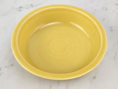 Fiestaware Homer Laughlin HLC Fiesta Yellow Cereal Soup Salad Bowl 7 In • $9.99