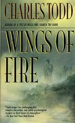 Wings Of Fire: An Inspector Ian Rutledge Mystery (Ian Rutledge Mysteries) - GOOD • $4.42