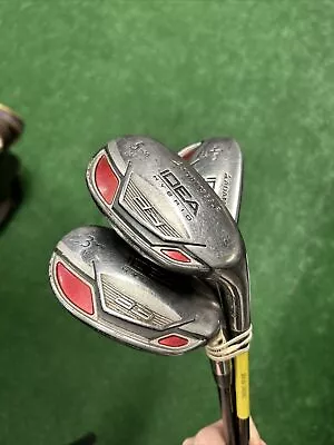 Adams Golf Idea Hybrid Set 3-5 Pro Launch Red Regular Flex • $110.38