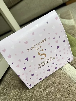 Sanctuary Spa New Mum Pamper Bag Gift Set. New (Imperfect Box). • £5.50