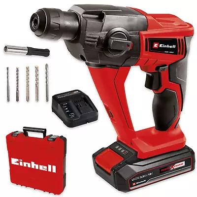 Einhell Cordless Rotary Hammer Drill With Battery And Charger TE-HD 18 Li 18V • £119.95