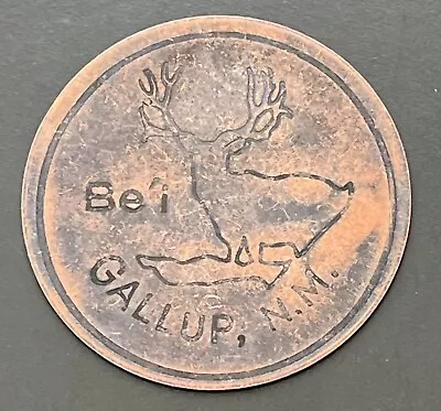 Be'i Gallup New Mexico NM  Perry Null Trading Co Pawn Here Token Good Will Trust • $12.55