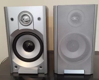 Pair Of Book Shelf 2 Way Speakers 5W 4Ohm 8  High VGC • £9.99