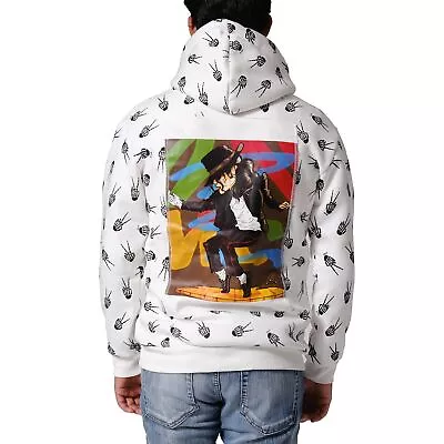 Men's Printed Hoodie Michael Jackson White Sweater Slim FREE EXPRESS SHIPPING • $44