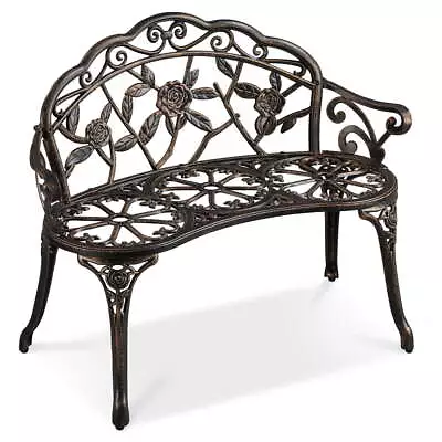 Outdoor Metal Bench - Bronze • $101.34