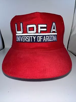 Vintage  University Of Arizona Wildcats Snapback Hat Cap Great Corduroy- 2W • $21.50