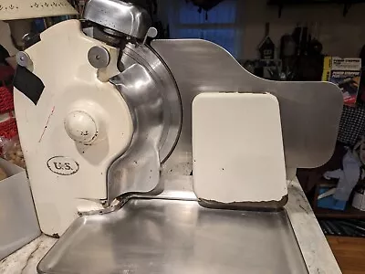 Vintage US Berkel 1940's Meat Slicer. WORKING. Read Description. • $230