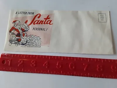 Old Vintage Christmas Sealed Envelope For Letter From Santa Esso Co. Unused S • $12.99