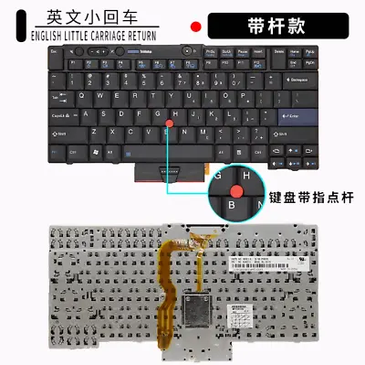 ThinkPad T410I X220 X220I T410 T510 W510 T420 T420S Notebook Laptop Keyboard • $18.39