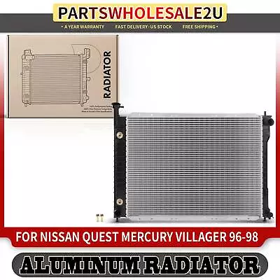 Radiator W/ Transmission Oil Cooler For Mercury Villager Nissan Quest 1996-1998 • $111.99