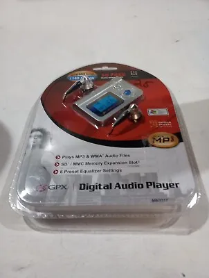 GPX MP3 Digital Audio Player SD Card Slot Silver Model MW3836 MP3/WMA New • $19.99