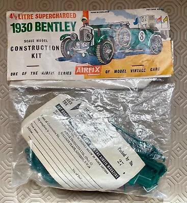 VINTAGE 1960's AIRFIX 1930 BENTLEY 1:32 CAR KIT - FACTORY SEALED/UNOPENED • £14.99