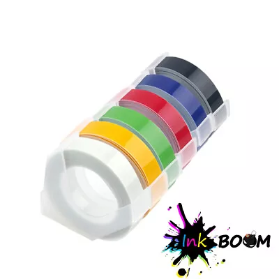 LOT Rolls Colorful Label Tape For Dymo 3D 9mm Embossing Label Tape Maker 3/8 X3m • $23.32