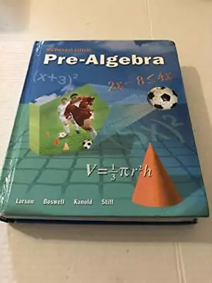 McDougal Littell Pre-Algebra: Student Edition 2005 • $9.99