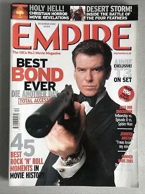 Empire Film Magazine December 2002 - Best Bond Ever Die Another Day Arnie T3 • £5.99