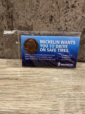 Vintage Michelin Man Coin Tire Tester New Sealed • $9.99