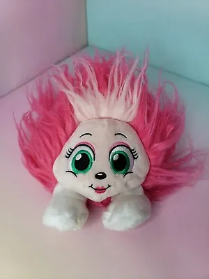 $4 • Buy Shnooks Plush Stuffed Toy Pink Hair Green Eyes 6  Tall Cute Girls Stuffed Animal