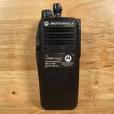 Motorola XPR 6100 Black Portable 32-Channels Digital 2-Way Radio Walkie Talkie • $46.98