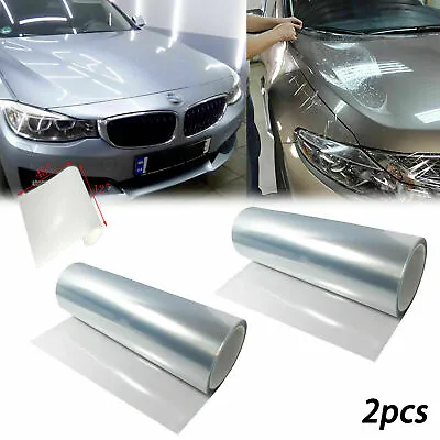 Clear Car Headlight Bumper Hood Paint Anti-Scratch Protection Vinyl Film Sheet • $16.68