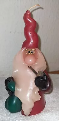 Vintage Northern Lights Wizard Santas Collector's Series Candle Handmade • $10