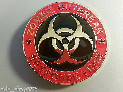 Zombie Outbreak Response Team Belt Buckle Biohazard Cosplay Collectible USseller • $13