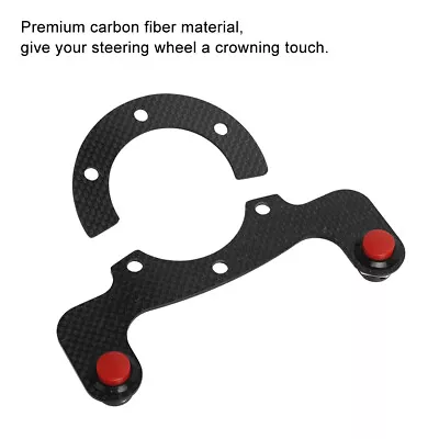 Dual Button Carbon Fiber External Horn Button Kits For MOMO/OMP/Nardi/Sparco 6 B • $38.15