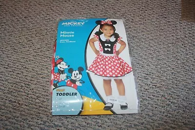 Spirit Halloween Toddler Kid's Minnie Mouse Costume SIZE 2T • $19.99