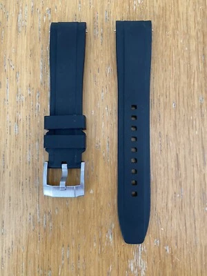 £69 • Buy Everest Genuine Rubber Watch Strap For Rolex GMT 6 Digit
